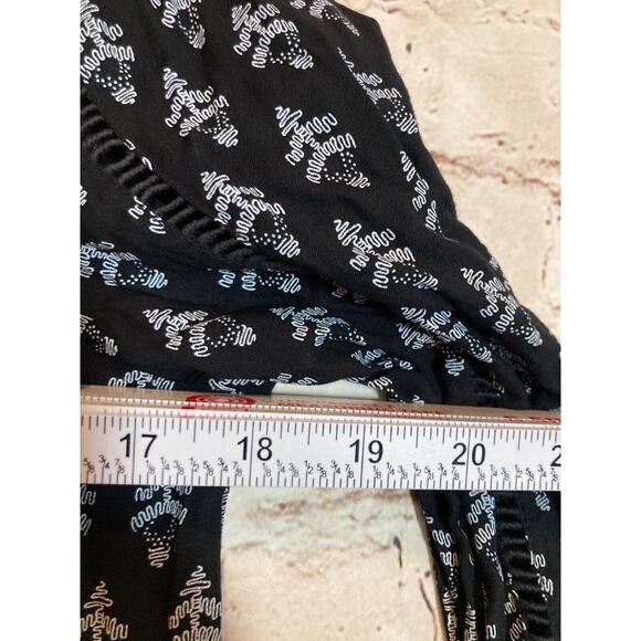 Vanessa Virginia Anthropologie Peasant Dress Womens Medium Black Full Embroidery - Picture 9 of 14